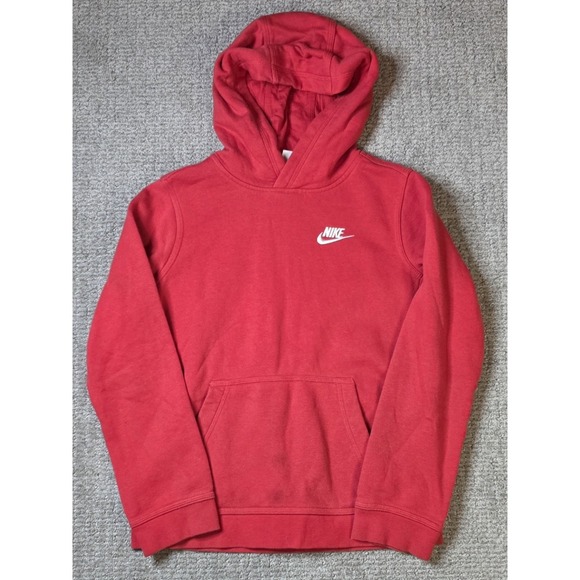 Nike Other - Nike - Boy - Club Pullover Hoodie - Red Size Medium